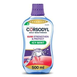 Corsodyl Gum Strengthen & Protect Mouthwash Icy Mint 500ml
