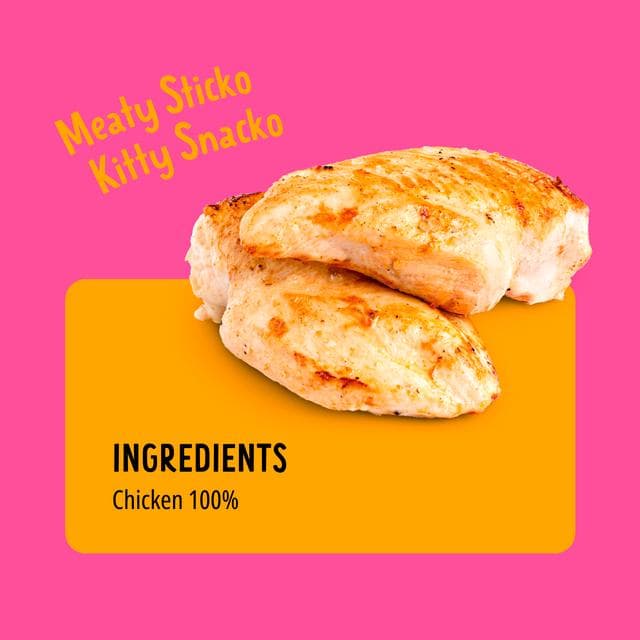 Bonkers Purrpops Chicky Licks Cats Treats 4 x 1.4g - gallery image 6