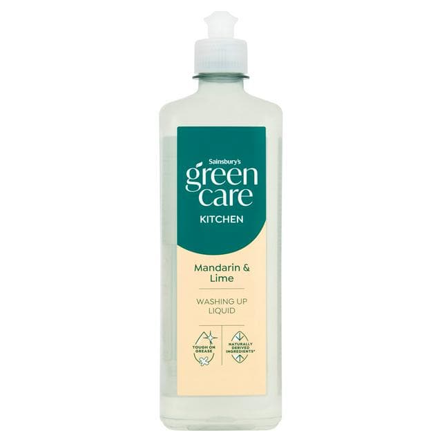 Sainsbury's Greencare Kitchen Mandarin & Lime Washing Up Liquid 500ml - gallery image 1