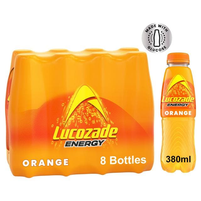 Lucozade Energy Orange Multipack 8x380ml - gallery image 1