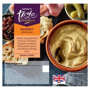 Sainsbury's Barber's Cheddar Rarebit Bake, Taste the Difference 150g