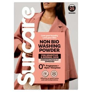 Surcare Sensitive Non Bio Washing Powder 1.25kg