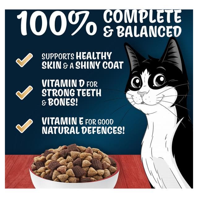 Felix Doubly Delicious Beef Chicken & Vegetables Dry Cat Food 750g - gallery image 4