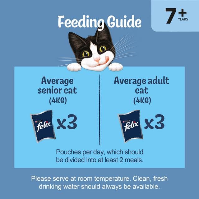 Felix Original Senior 7+ Mixed Selection in Jelly Wet Cat Food 40 x 85g - gallery image 3