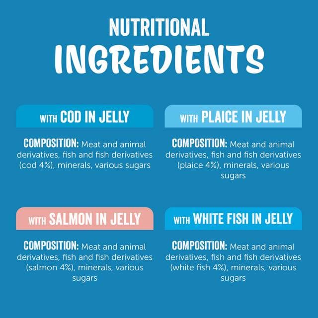 Felix Original Senior 7+ Fish Selection in Jelly Wet Cat Food 40 x 85g - gallery image 4