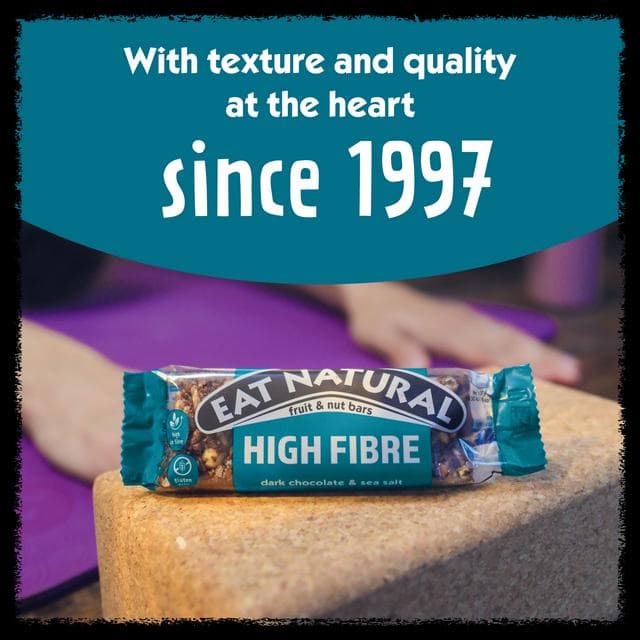 Eat Natural Fibre Dark Chocolate Sea Salt Fruit & Nut Cereal Bars 3x40g - gallery image 5