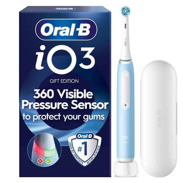 Oral-B iO 3 Ice Blue Electric Toothbrush - gallery image 1