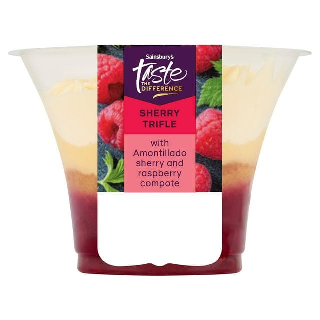 Sainsbury's 135g Sherry Trifle, Taste the Difference - gallery image 1