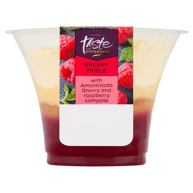 Sainsbury's 135g Sherry Trifle, Taste the Difference - gallery image 1