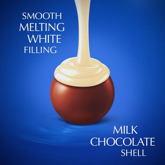 Lindt Lindor Milk & White Chocolate Truffles Box 200g - gallery image 3
