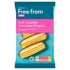 Sainsbury's Free From 120g Half Coated Viennese Fingers