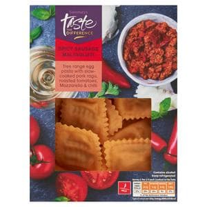 Sainsbury's Spicy Sausage Maltagliati, Taste the Difference 250g