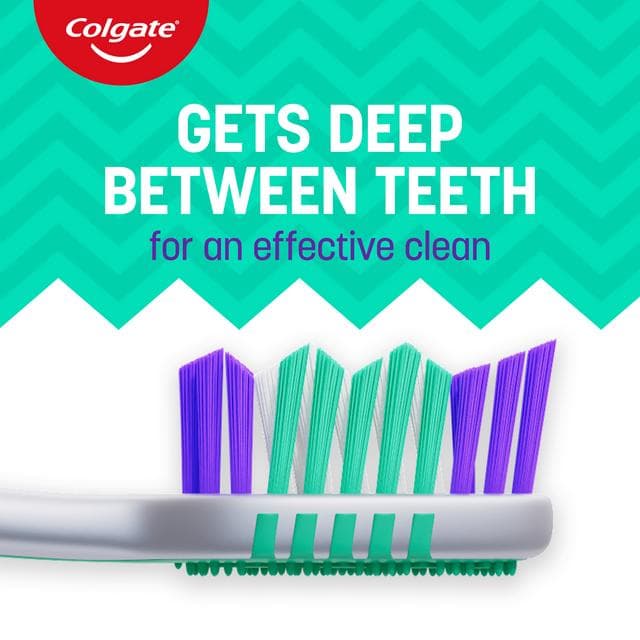 Colgate Zig Zag Medium Toothbrush Pack x3 - gallery image 2