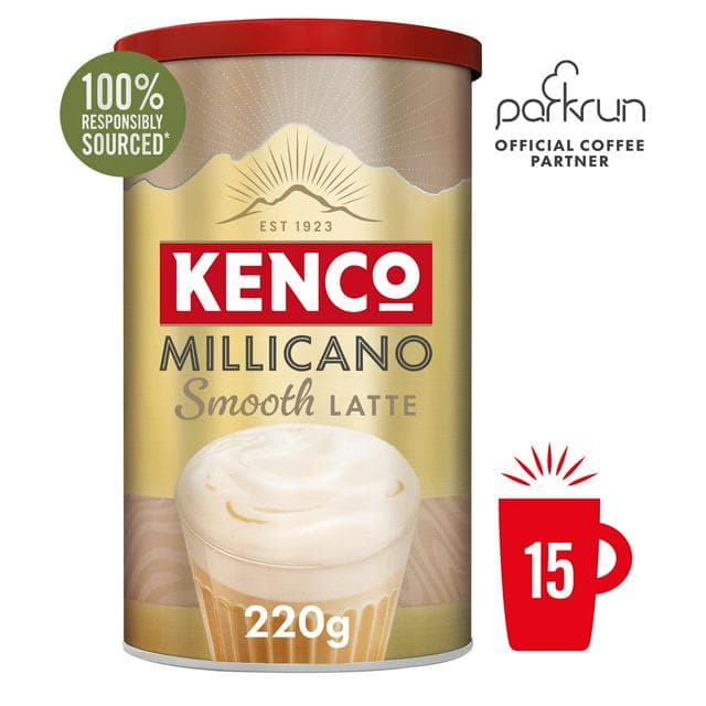 Kenco Millicano Smooth Latte Instant Coffee 220g - gallery image 1