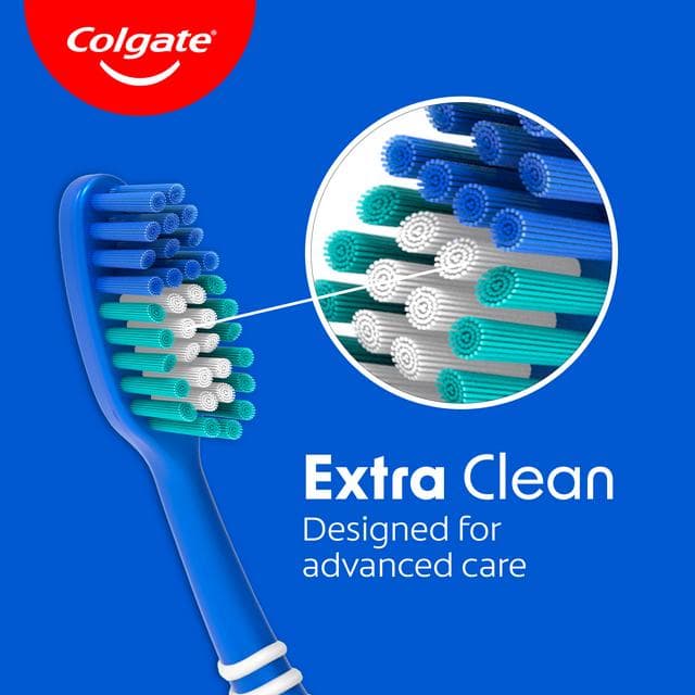 Colgate Premier Clean Medium Toothbrush Pack x2 - gallery image 4