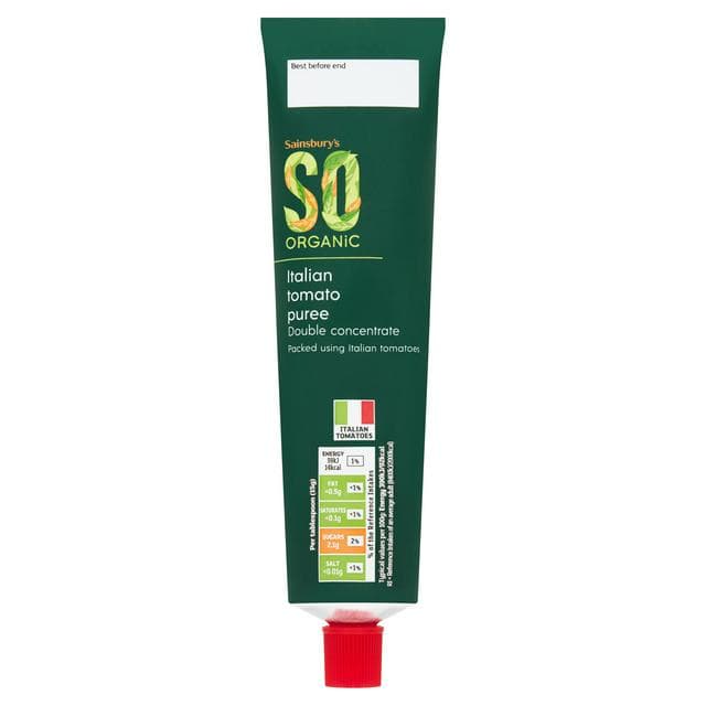 Sainsbury's Italian Tomato Puree, SO Organic 200g - gallery image 1