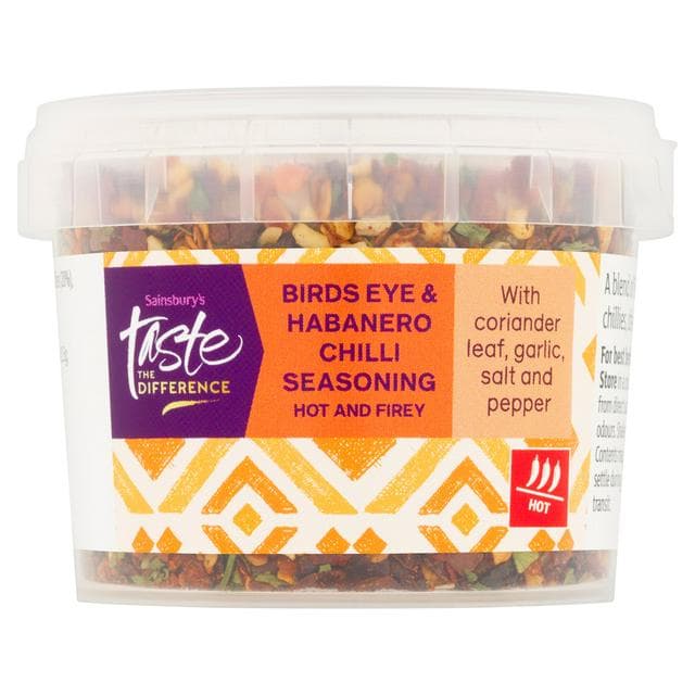 Sainsbury's 55g Fiery Birds Eye & Habanero Chilli, Taste the Difference - gallery image 1