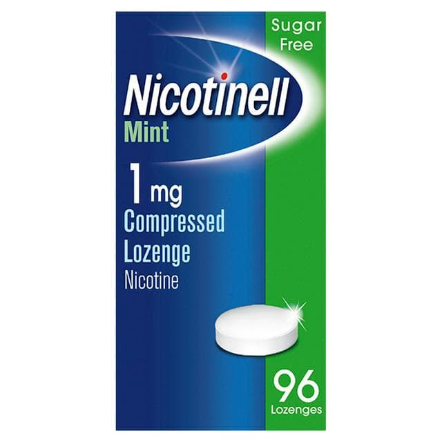 Nicotinell Lozenge Stop Smoking Aid Mint Pieces x96 1mg - gallery image 1