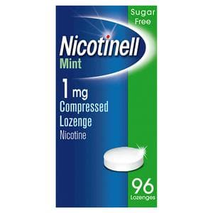 Nicotinell Lozenge Stop Smoking Aid Mint Pieces x96 1mg