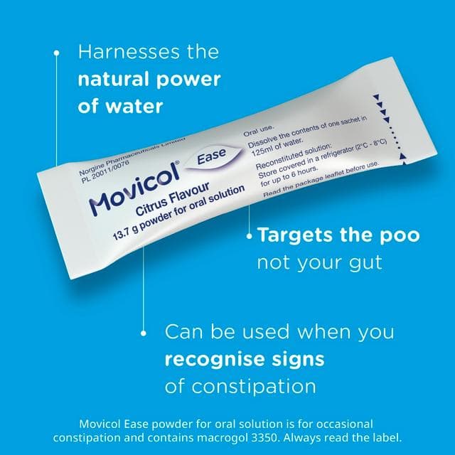 Movicol 20 Ease Citrus for Constipation Sachets - gallery image 2