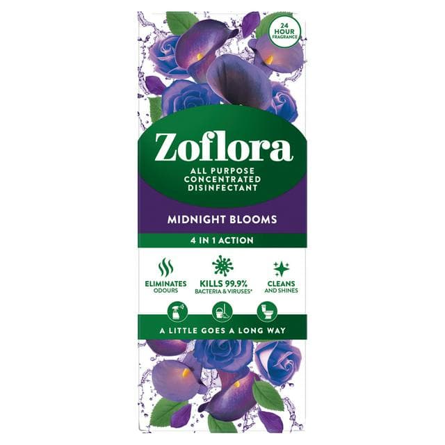 Zoflora Concentrated Multipurpose Disinfectant Midnight Blooms 500ml - gallery image 1