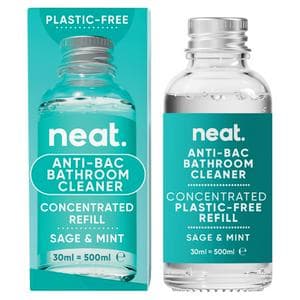 Neat. Anti Bac Bathroom Cleaner Concentrated Refill Sage & Mint 30ml
