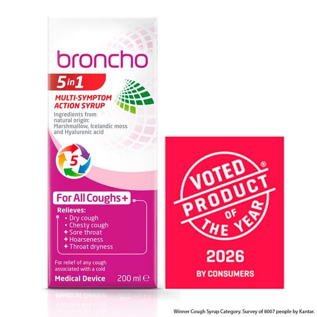 Broncho 5 in 1 Multi Symptom Action Syrup 200ml - gallery image 3