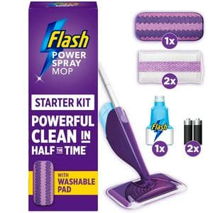 Flash Power Spray Mop Floor Cleaner All in One Starter Kit