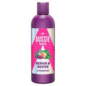 Aussie Sos Repair & Revive Shampoo For Dry Stressed Damaged Hair 300ml