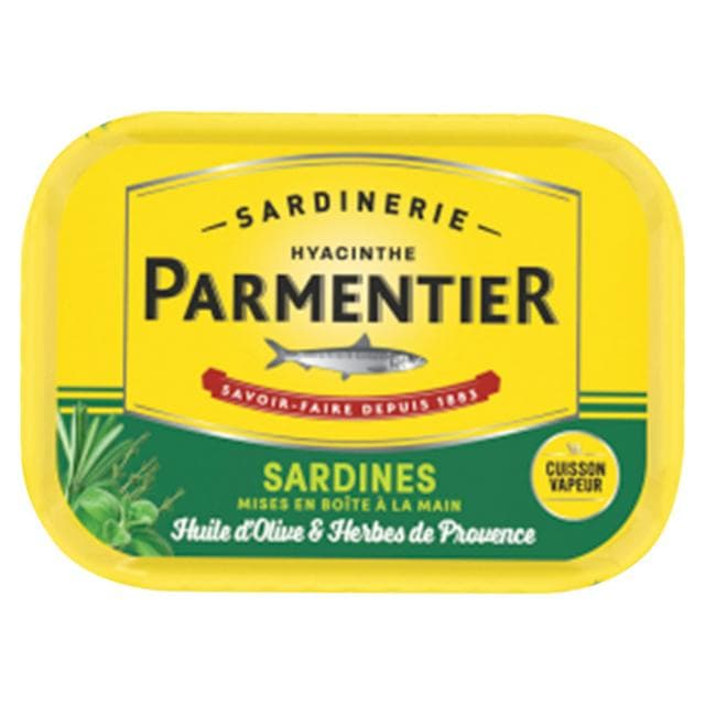 Parmentier Sardines in Olive Oil & Provencal Herbs 135g - gallery image 1