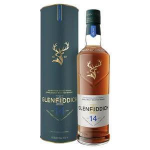 Glenfiddich 14 Year Old Bourbon Barrel Reserve Single Malt Scotch Whisky 70cl