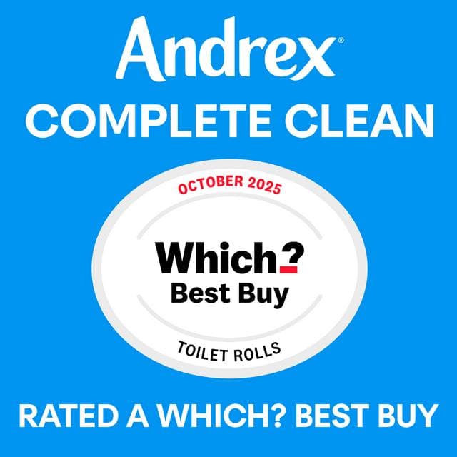 Andrex Complete Clean Toilet Rolls x24 - gallery image 2