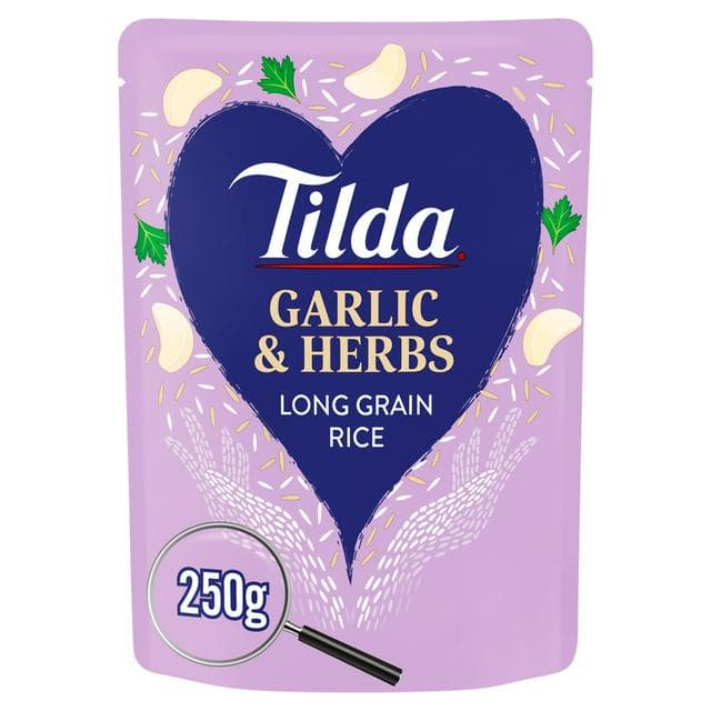 Tilda Garlic & Herbs Rice 250g - gallery image 1