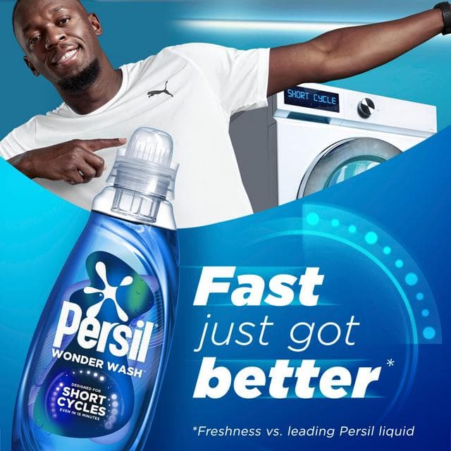 Persil Wonder Wash Bio Liquid Laundry Odour Defy Speed Clean Quick Wash 55 Washes 1.485L - gallery image 2