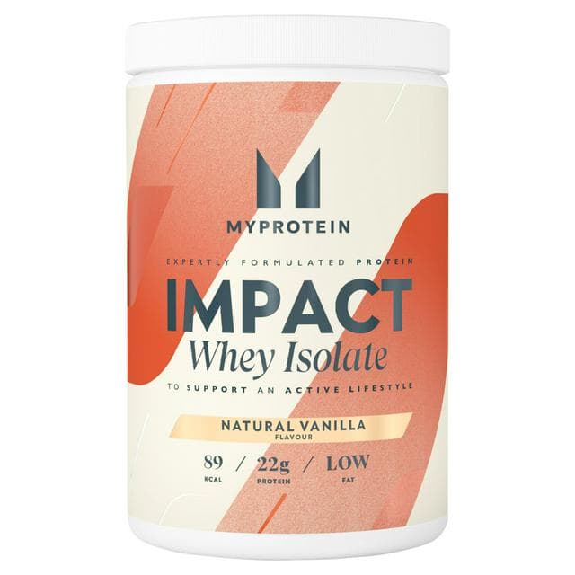 Myprotein Impact Whey Isolate Natural Vanilla Flavour 480g - gallery image 1