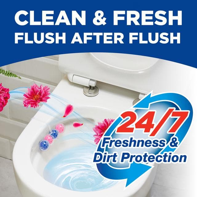 Bloo Power Active Flowers Toilet Rim Block 50g - gallery image 3