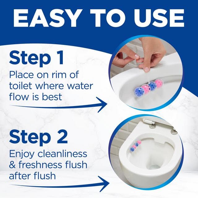 Bloo Power Active Flowers Toilet Rim Block 50g - gallery image 5