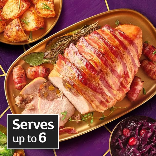 Sainsbury's Fresh Turkey Joint with Pork & Mulled Pear Stuffing 1.4kg - gallery image 1