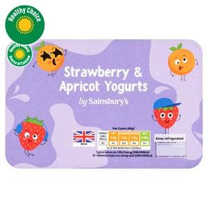Sainsbury's Kids Fruited Yogurt Pack 6x45g