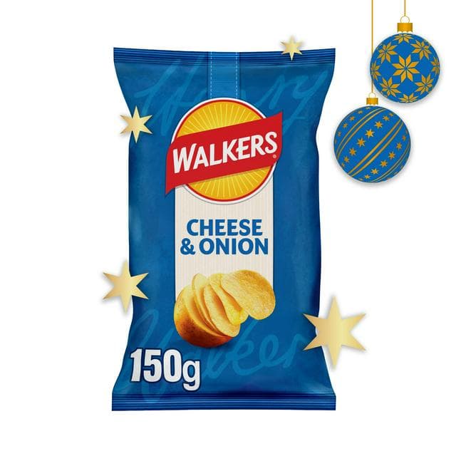 Walkers Cheese & Onion Sharing Crisps 150g - gallery image 1