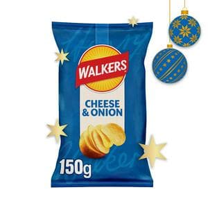 Walkers Cheese & Onion Sharing Crisps 150g