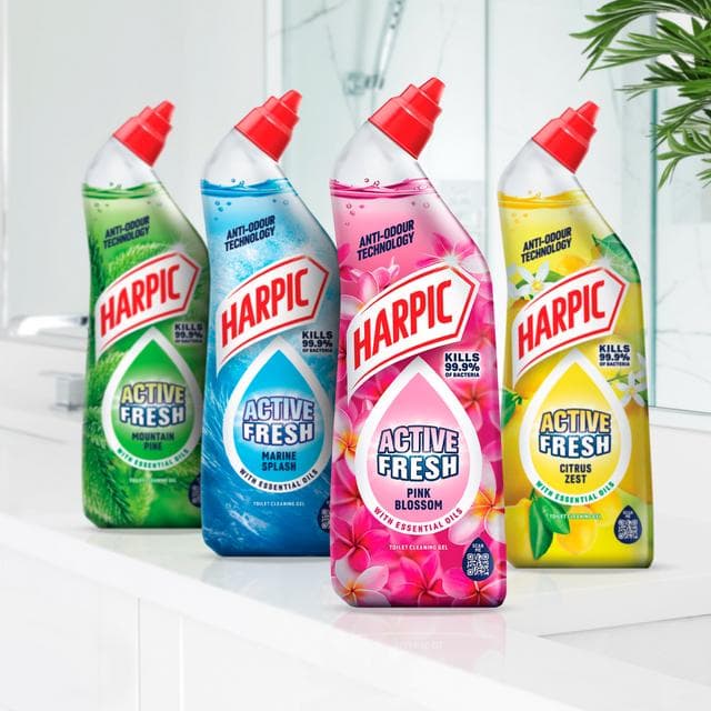 Harpic Active Fresh Pink Blossom 750ml - gallery image 6