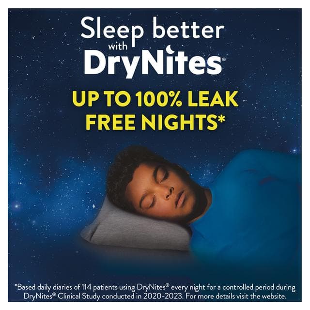 Huggies DryNites Bedwetting Pyjama Nappy Pants Boy Age 8-13 x9 - gallery image 2