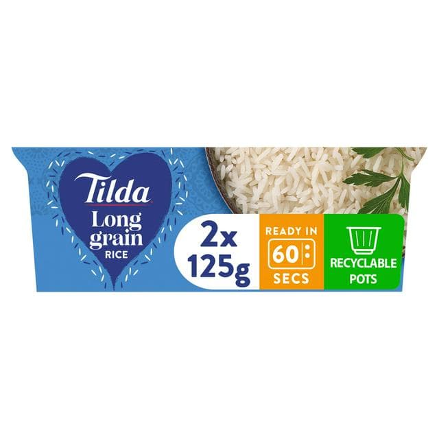 Tilda Long Grain Rice 2x125g - gallery image 1