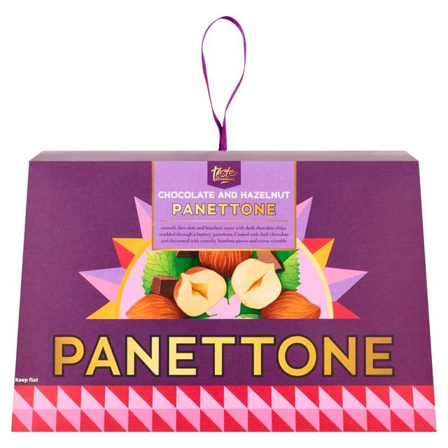 Sainsbury's 800g Chocolate & Hazelnut Panettone, Taste the Difference - gallery image 1