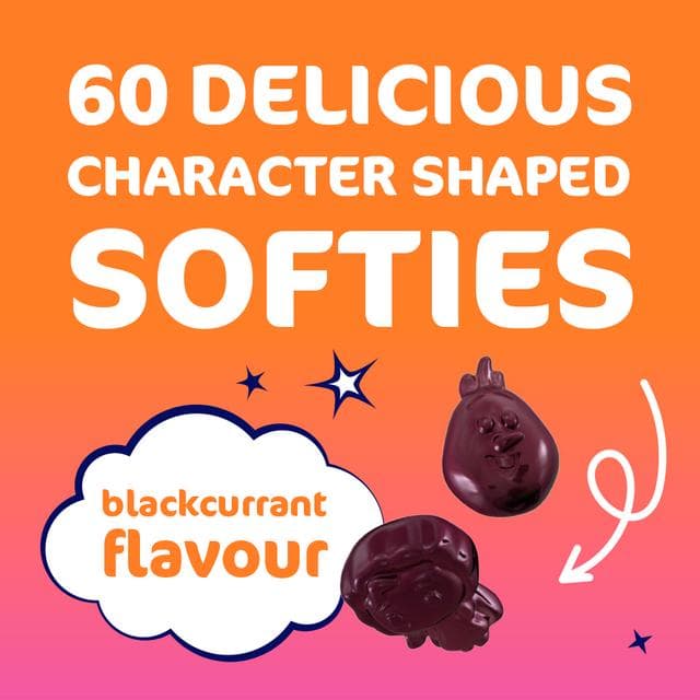 Haliborange Disney Frozen Iron & Vit C 60 Character Shaped Blackcurrant Flavour Softies for Kids 3+ - gallery image 3