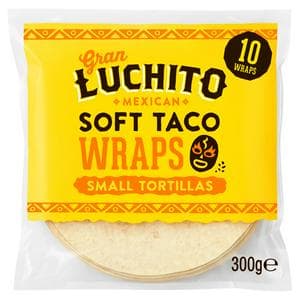 Gran Luchito Mexican Soft Taco Wraps x10 300g
