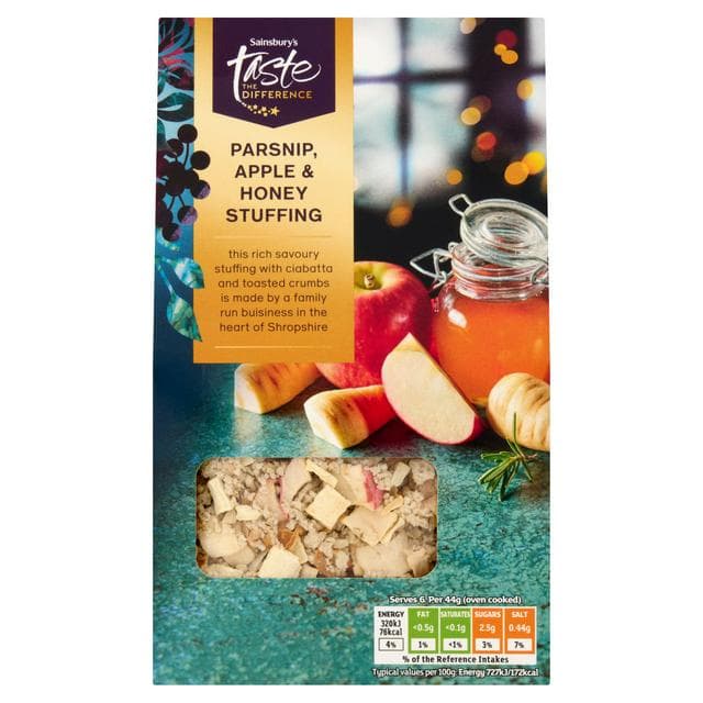Sainsbury's 110g Parsnip, Apple & Honey Stuffing, Taste the Difference - gallery image 1