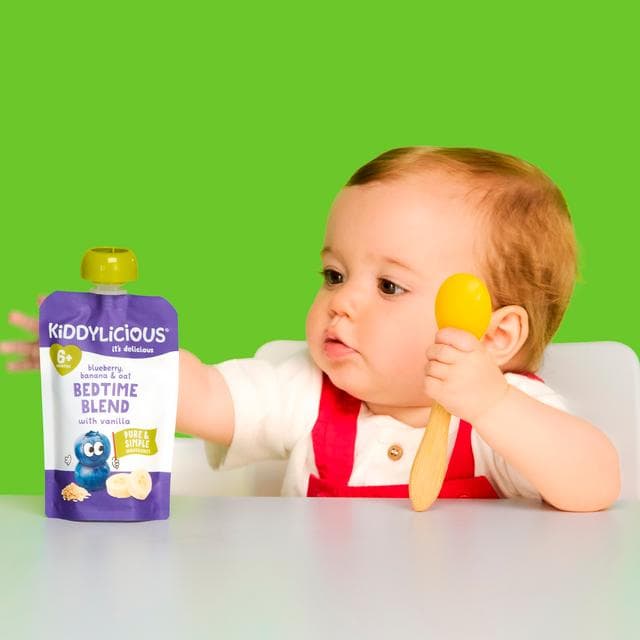 Kiddylicious Apple & Prune Pouch Baby Food 100g - gallery image 5