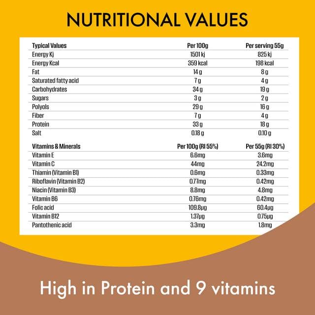 Fulfil White Chocolate Cookies & Cream Flavour Vitamin Protein Bar 55g - gallery image 5